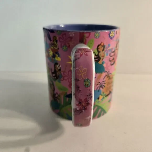 Island Heritage Island Hula Honeys Too Coffee Mug Pink RARE - Picture 3 of 5